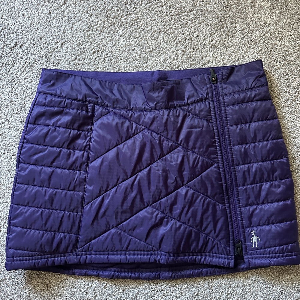 Smartwool down skirt - purple - Medium NWOT